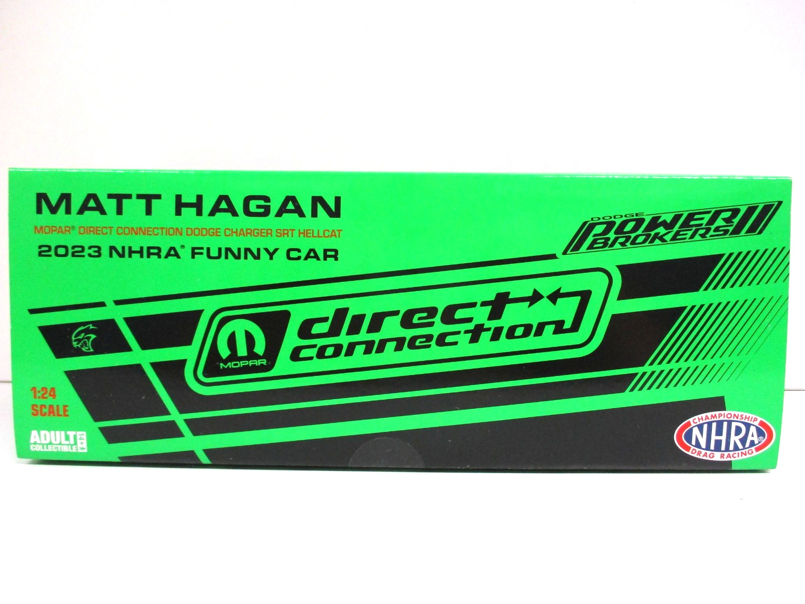RC2 AUTO WORLD MATT HAGAN – MOPAR SRT 2023 DODGE CHARGER NHRA FUNNY CAR – 1/24