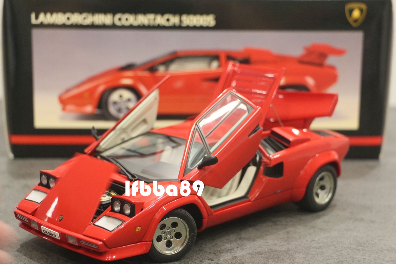 AUTOART 1/18 LAMBORGHINI COUNTACH LP5000S RED 74531 藍寶基尼