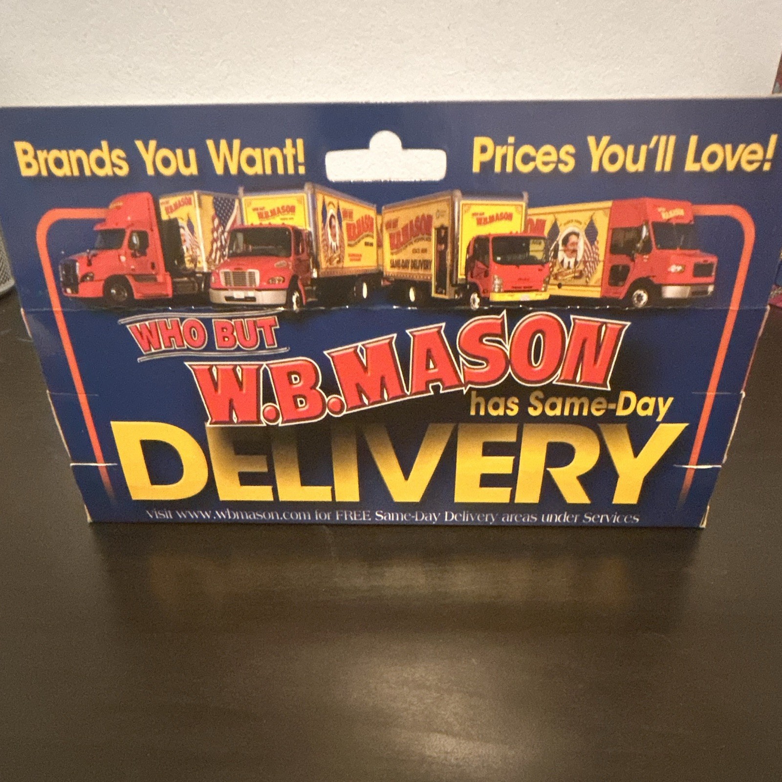 W.B. Mason Promo Mets Delivery Truck Diecast Unopened Box; Promo From CitiField