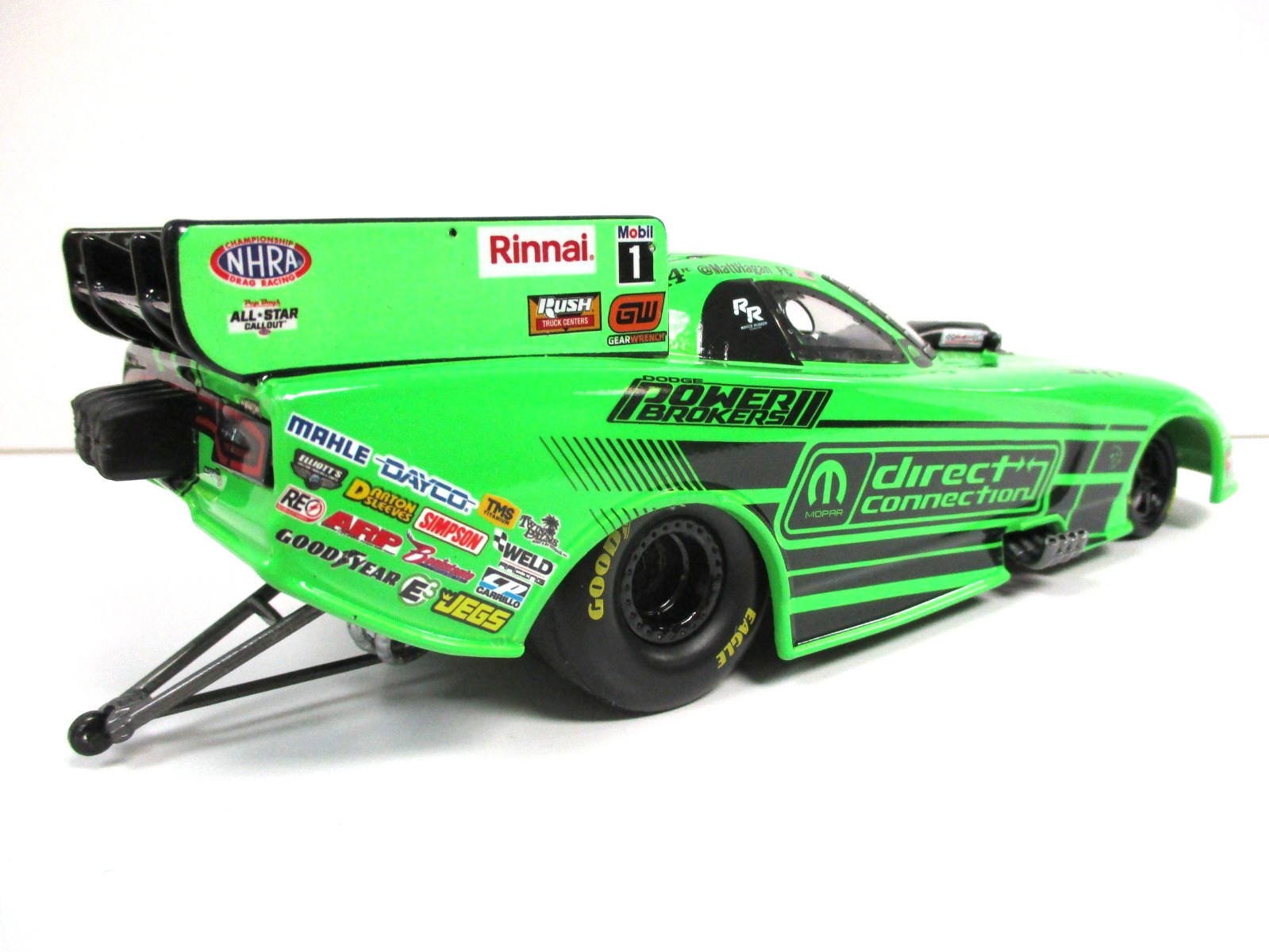RC2 AUTO WORLD MATT HAGAN – MOPAR SRT 2023 DODGE CHARGER NHRA FUNNY CAR – 1/24