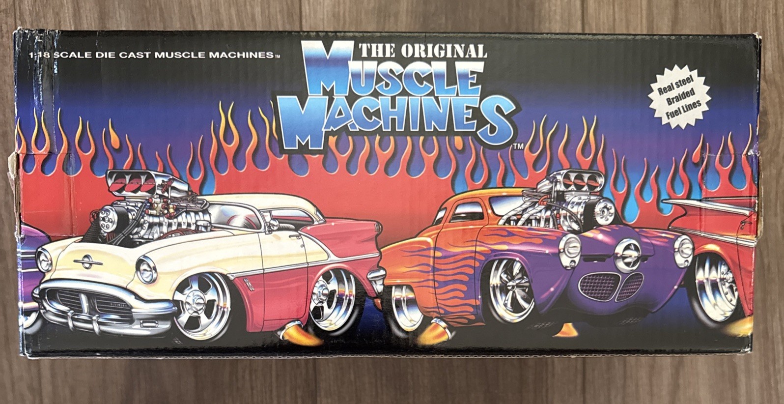 Vintage 1/18 Muscle Machine “1965 CHEVY CHEVELLE WAGON” Silver Metallic
