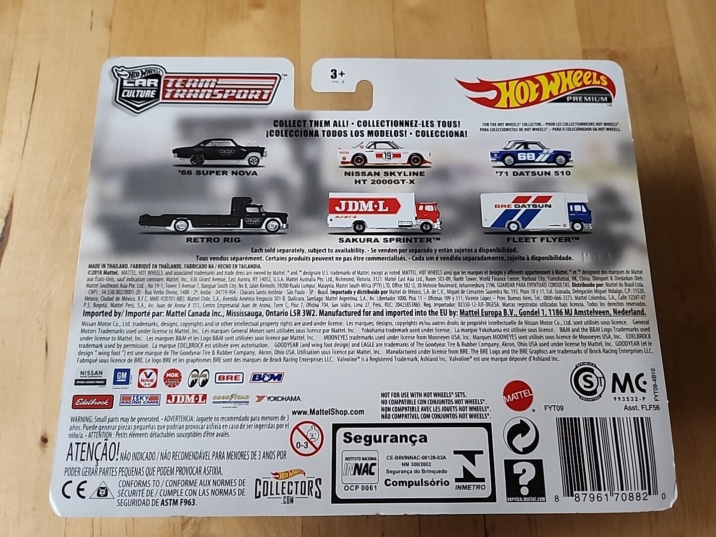 HOT WHEELS 2020 MINT ON CARD CAR CULTURE TEAM TRANSPORT ’66 SUPER NOVA & RIG