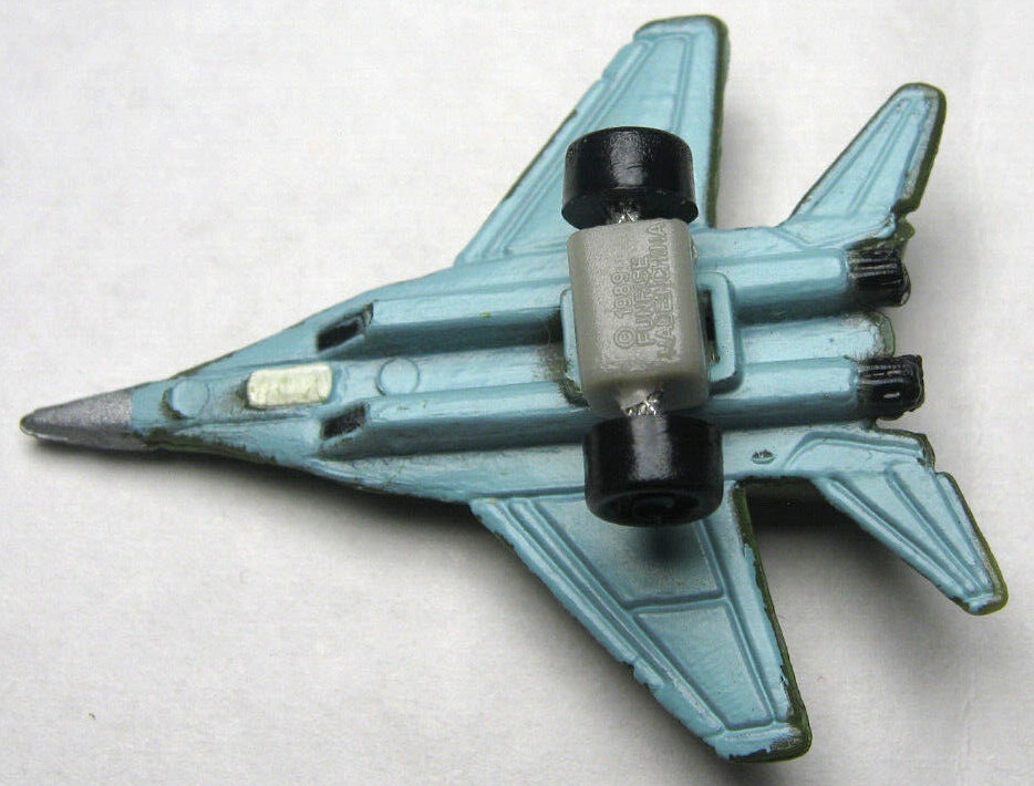 1989 FUNRISE MICRO MACHINES GREEN 1.5″ MILITARY FIGHTER JET AIRPLANE 37 CCCP