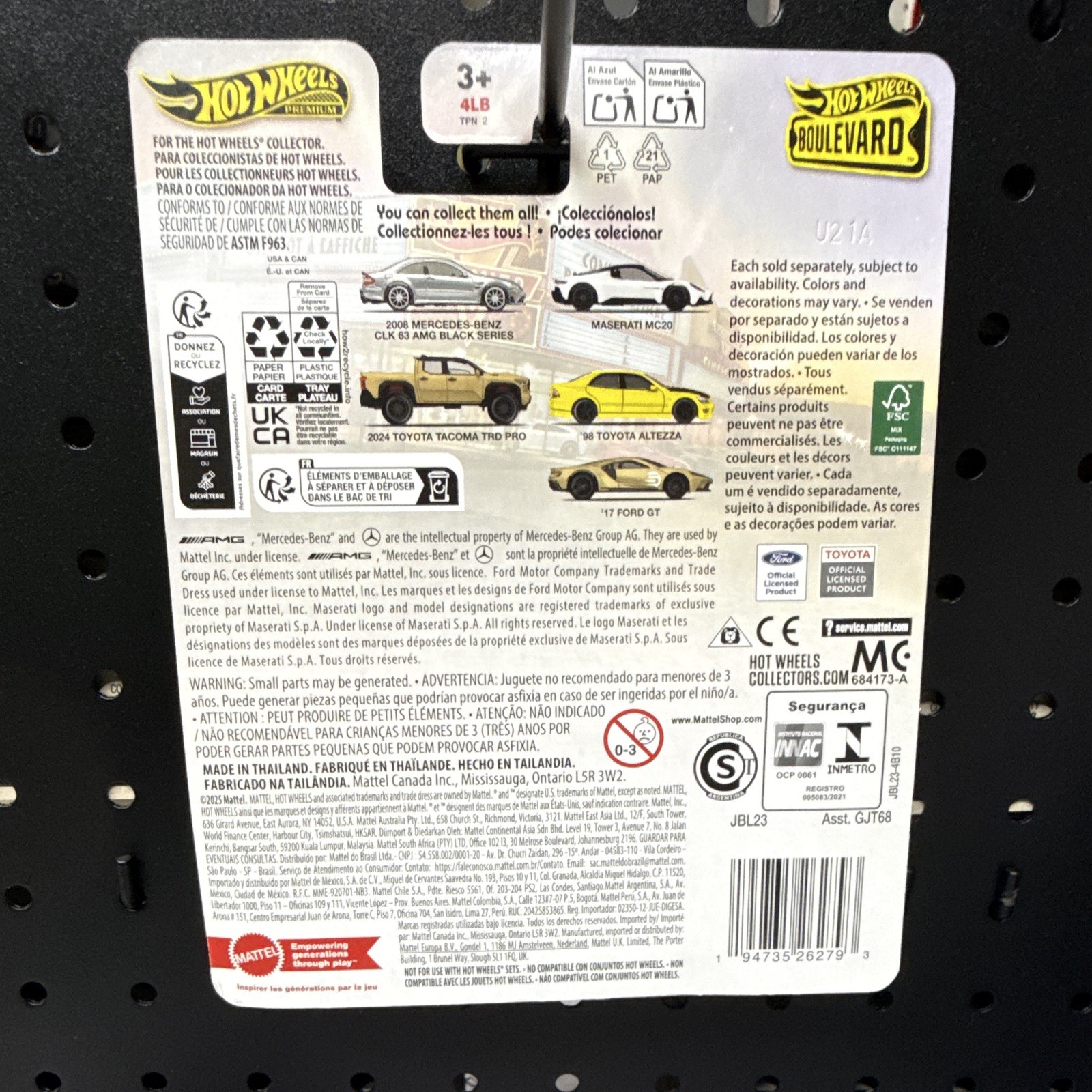 🔥Hot Wheels Boulevard 1998 Toyota Altezza Yellow/Black Diecast 1:64 Real Riders