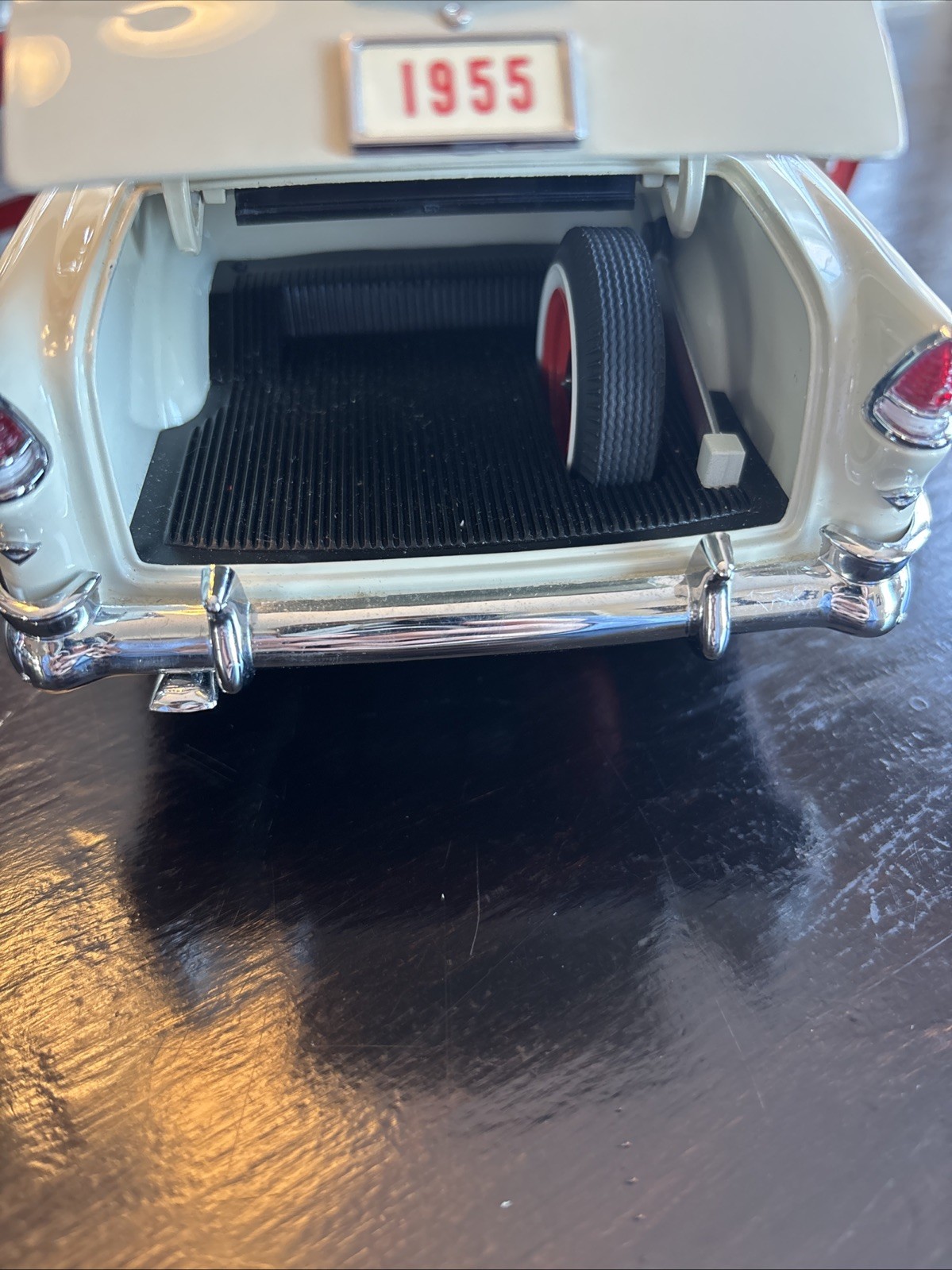1955 Chevrolet Belair Danbury Mint With Stand Missing Mirror And Windshield Wipe
