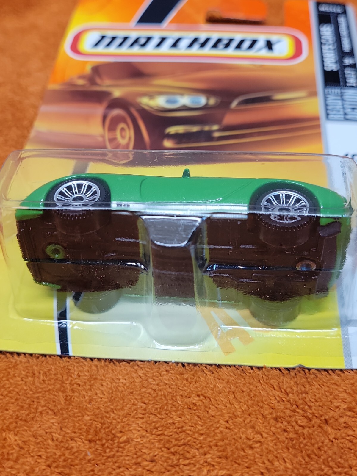 Year 2007 Matchbox Sports Cars 1:64 Die Cast Car #22 – Green Coupe TVR TUSCAN S