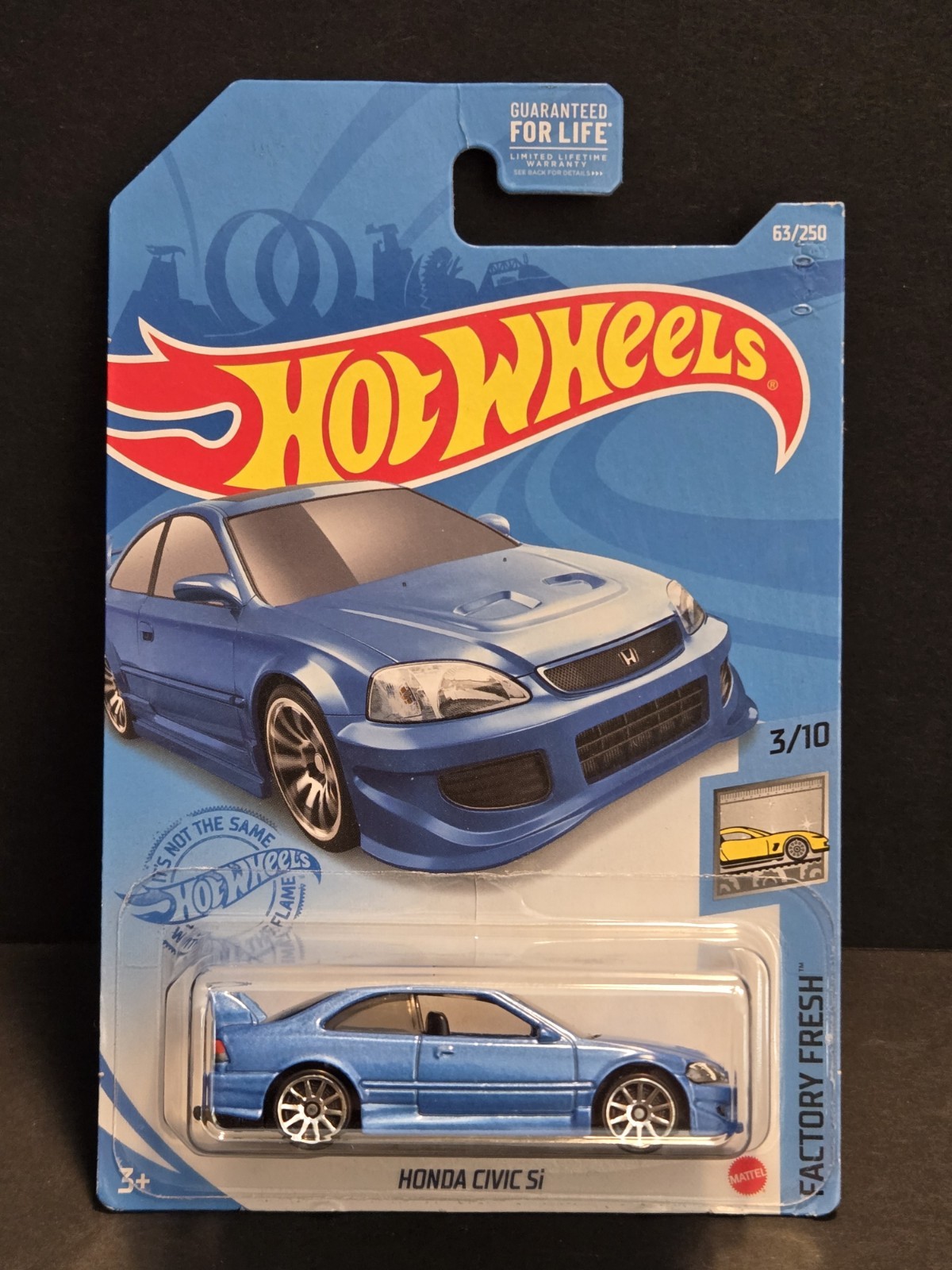Hot Wheels Factory Fresh Honda Civic Si Blue Diecast 1:64 2020 Unopened