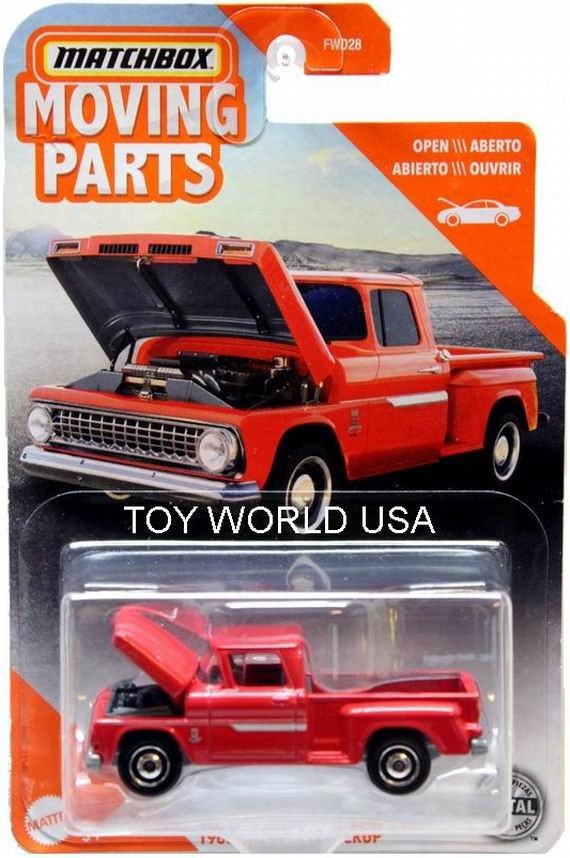 2020 Matchbox Moving Parts 1963 Chevy C10 Pickup red