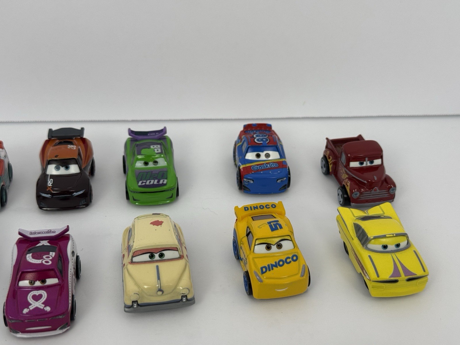 Disney Pixar Cars Mini Racers Diecast Mattel Lot of 39 – 1:87 Scale