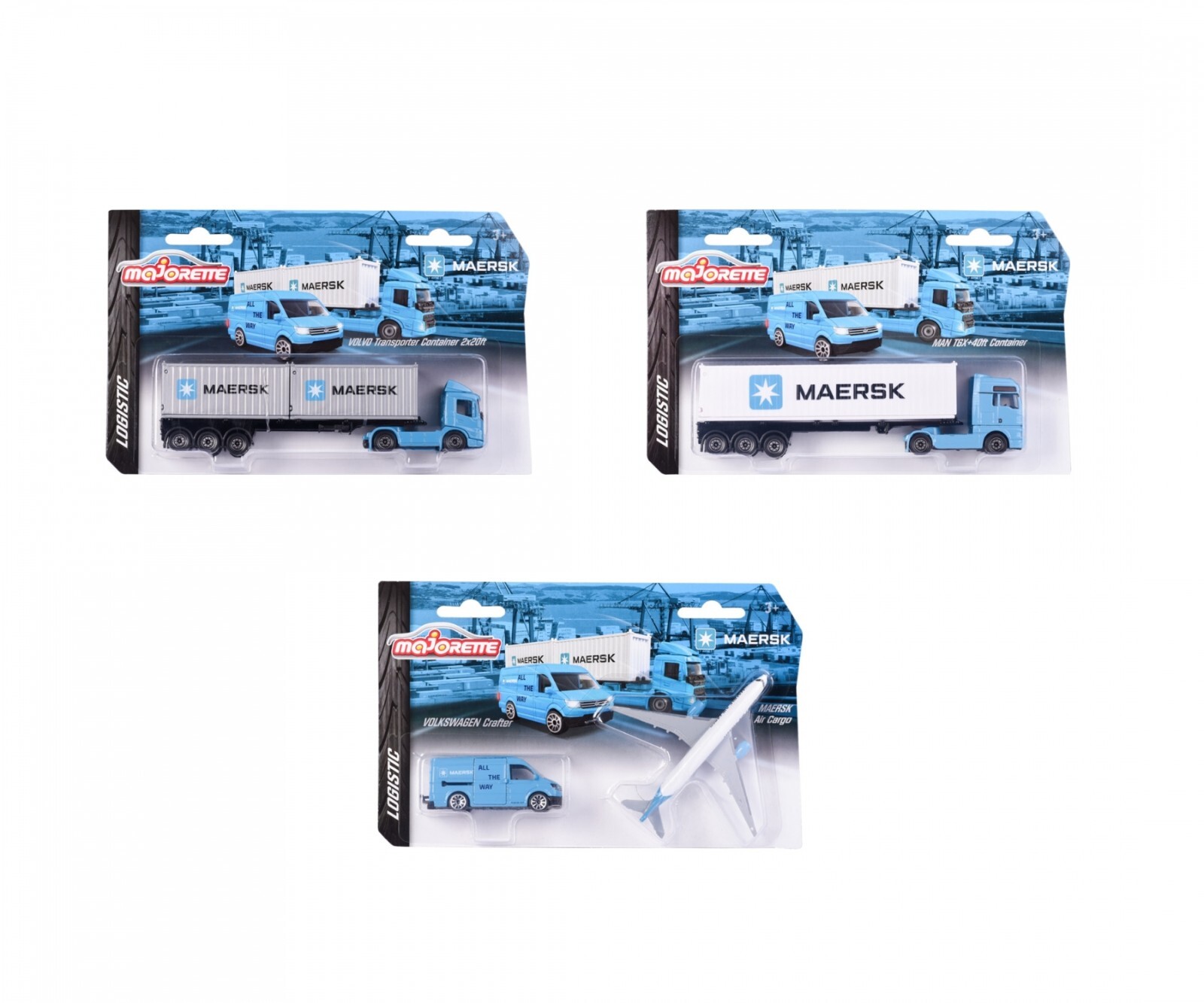 Majorette · MAN TGX + 40ft Maersk Container · Brand New · Free UK P&P