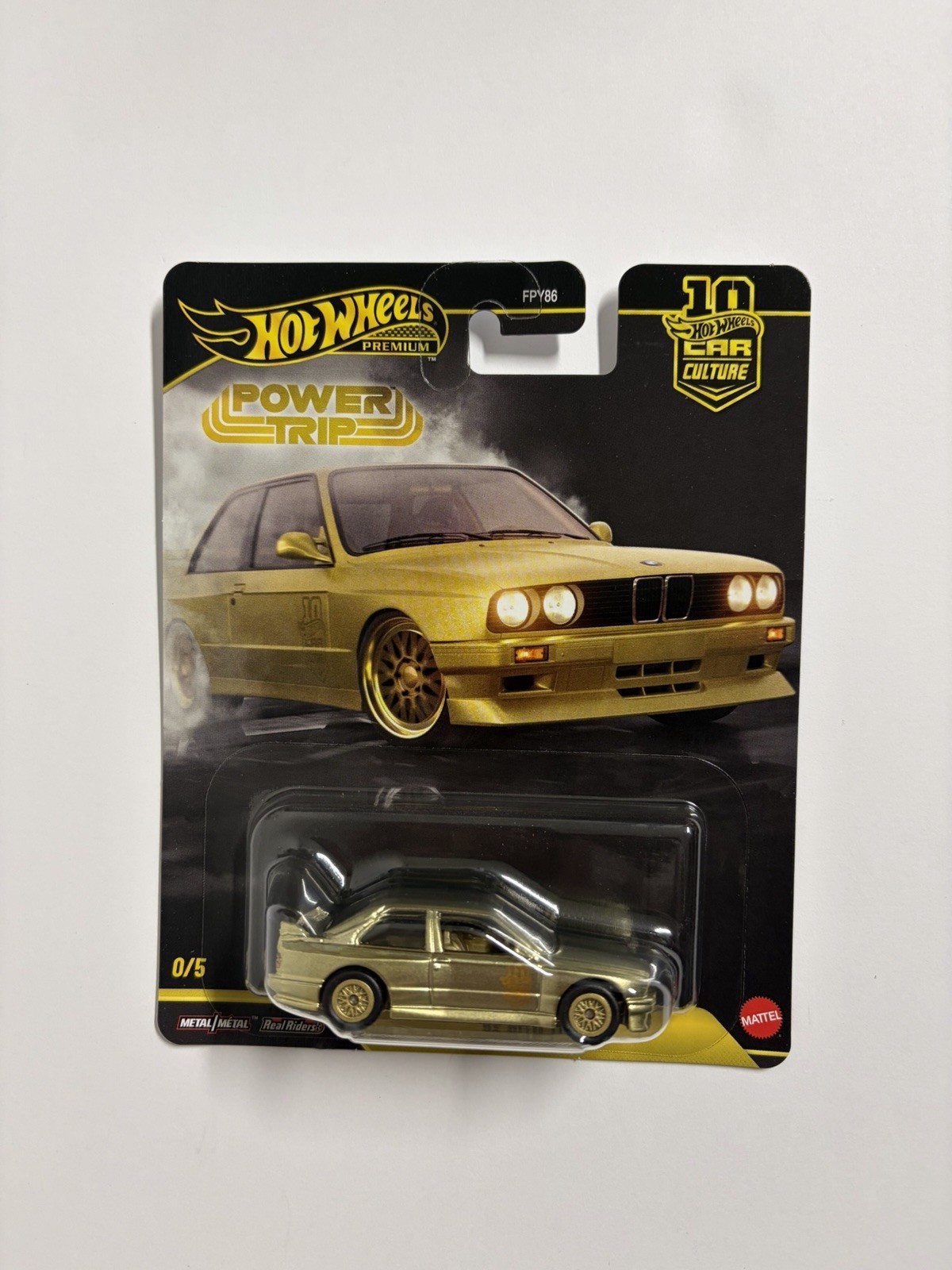 2026 Hot Wheels Premium Car Culture Power Trip Set of 6 with 0/5 Gold BMW Chase