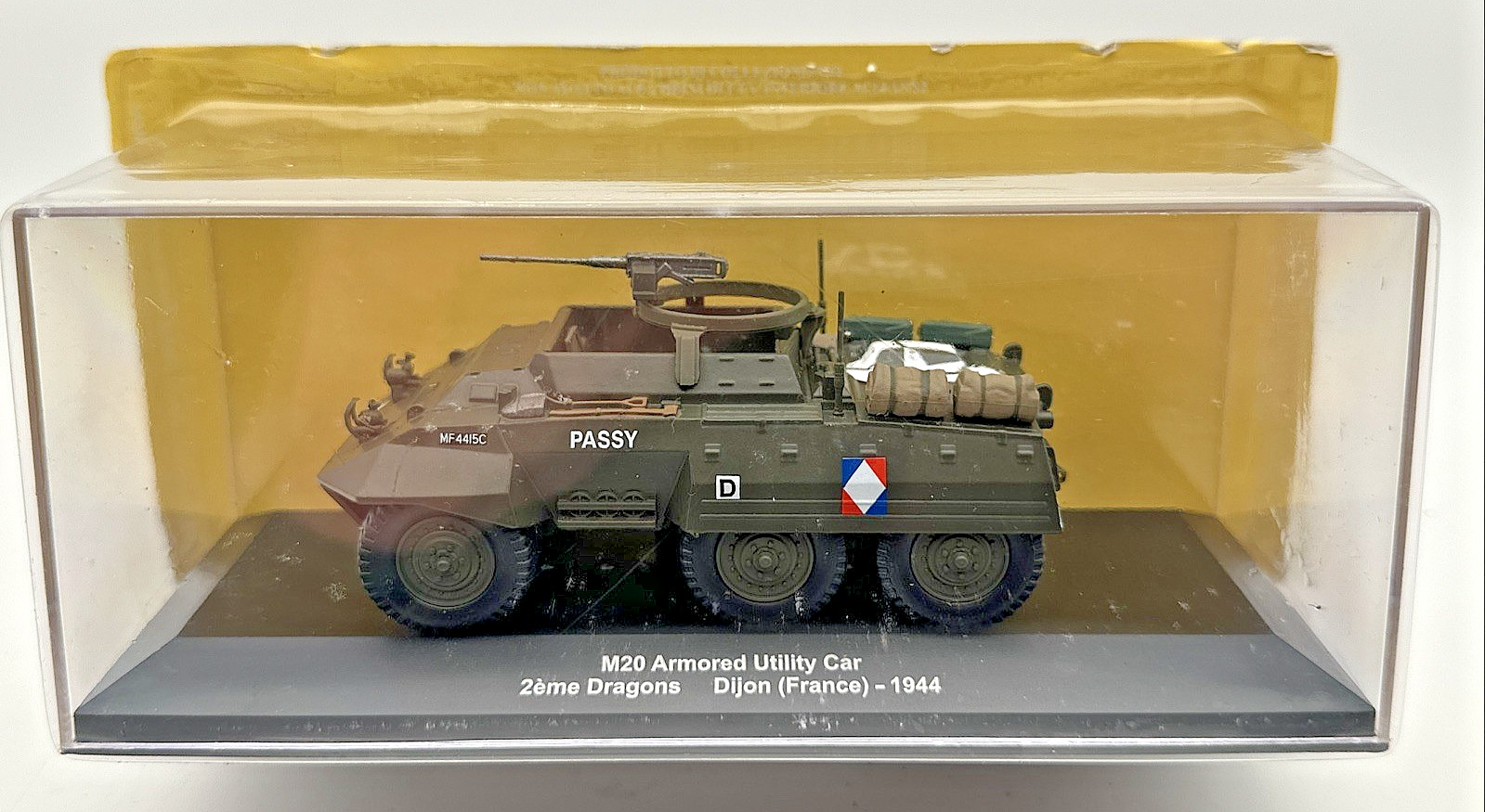 ATLAS EDITIONS 1/43 Scale – M20 Armored Utility Car Dijon France 1944
