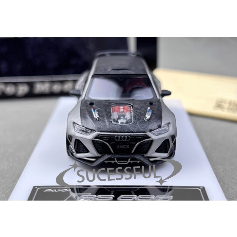 Top TOP64RS6 1/64 RS6 2NCS Wagon Racing Sports Metal Diecast Model Car