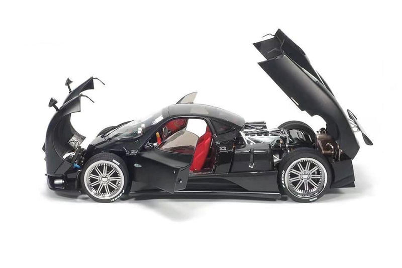 Very Rare Almost Real 1/18 Pagani Zonda F 2005 Matt Black Limited Edition 500