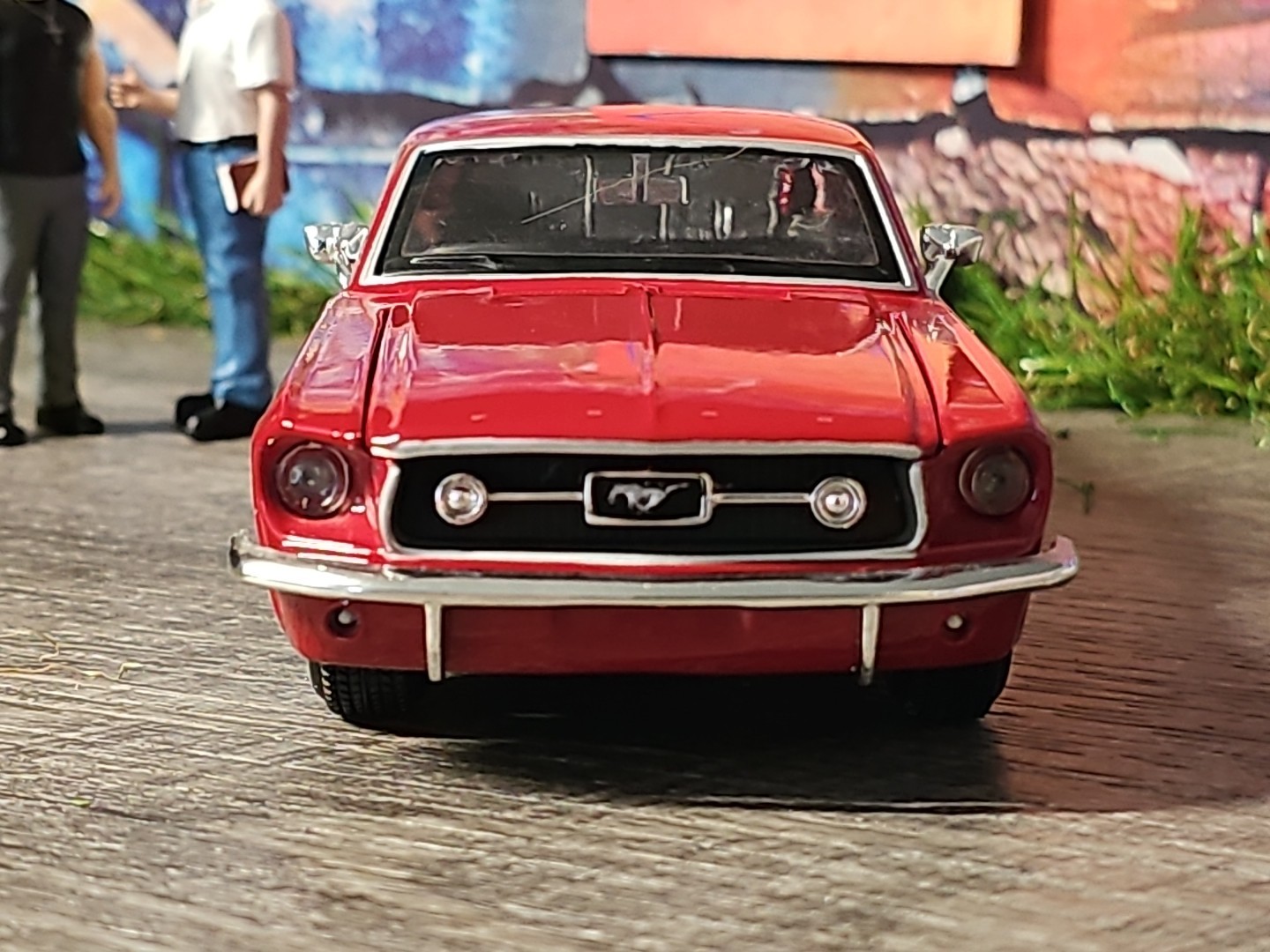 Maisto 1967 Ford Mustang GT Red 1:24 Diecast Car NO BOX