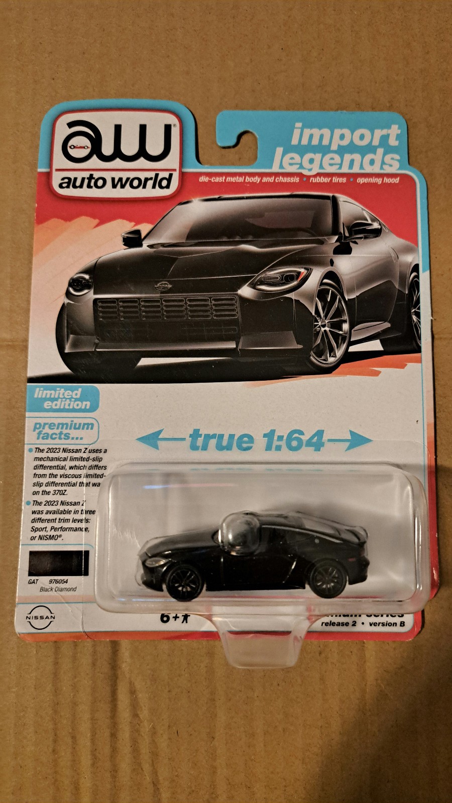 Auto World 1/64 2023 Nissan Z (Black, Blue, Red)