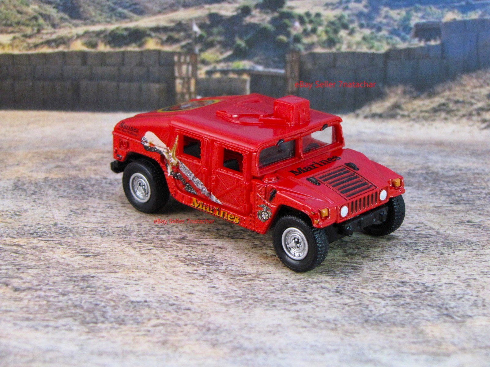 American U.S. Military Hummer Humvee U.S.M.C. 4X4 1/64 Scale Model Limited Ed I