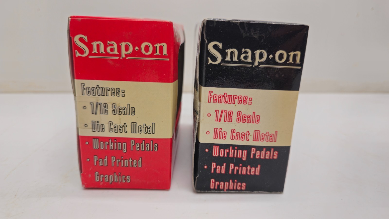 Snap-on 1940s Pedal Car Replicas Fire Pumper & Package Truck 1/12 Die Cast Lot