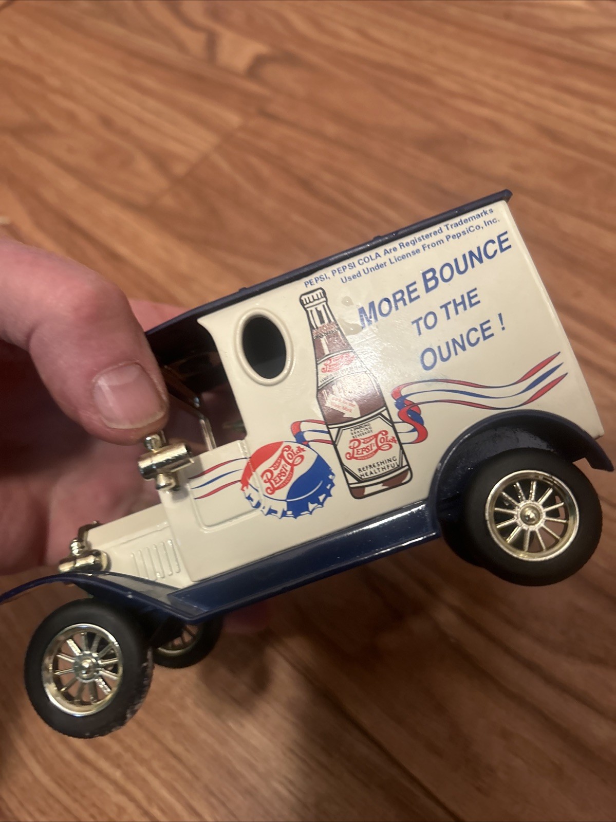 Golden Wheels Diecast 1940 Ford Pickup Delivery Truck & Pepsi Truck Bank