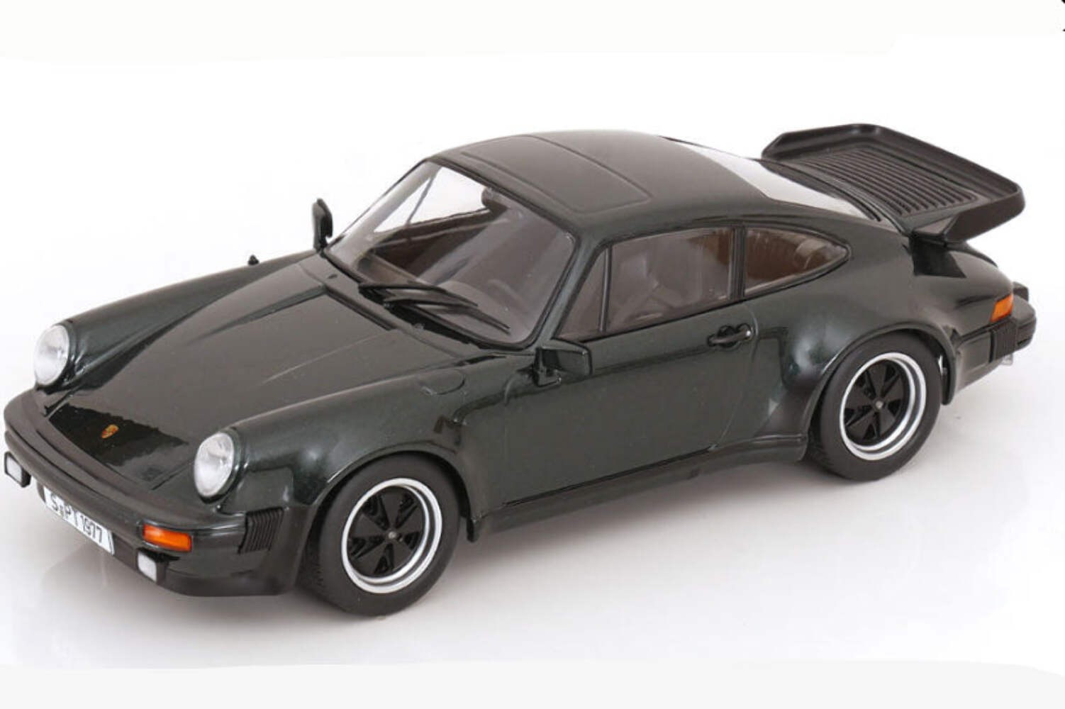 KK Scale 1977 Porsche 911 930 Turbo 3.3 Dark Green Metallic 1:18 KKDC181441