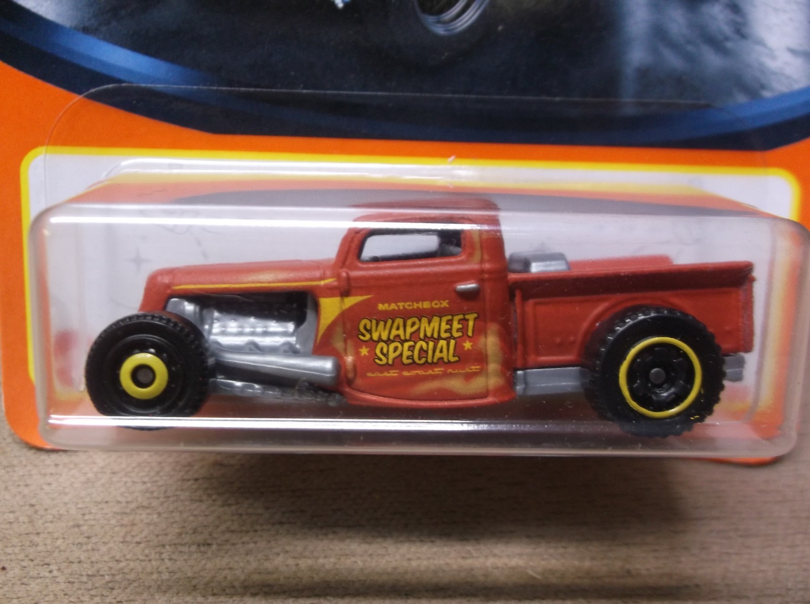 MATCHBOX 2021 #85 PRIMER RED 1935 35 FORD PICKUP STREET RAT ROD TRUCK SWAPMEET