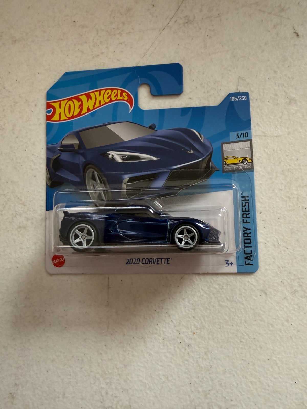 Hot Wheels Factory Fresh 2020 Corvette STH Short Card VHTF CC2