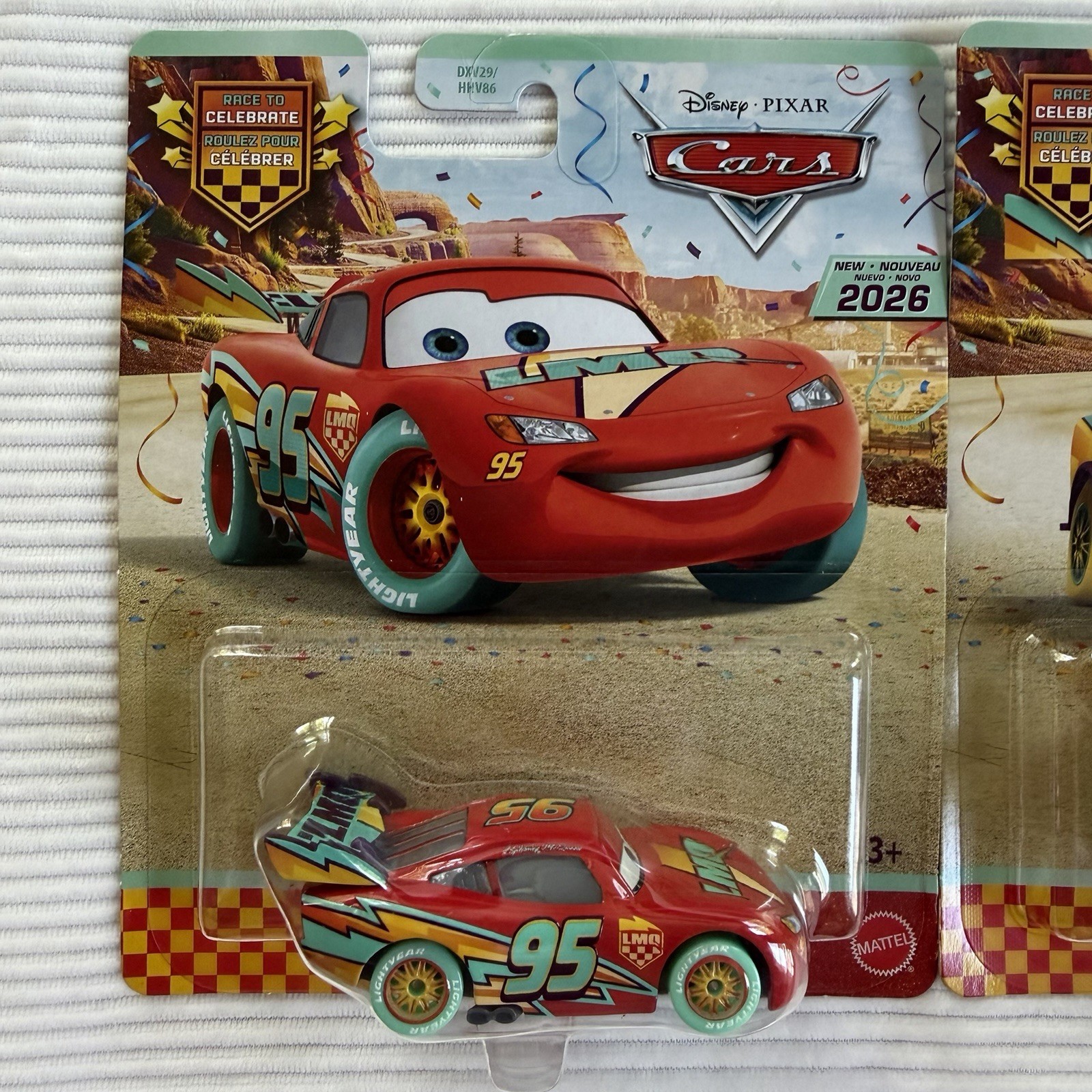 2006-2026 Disney Pixar Cars Race To Celebrate Mater & Lighting McQueen 2-Pack