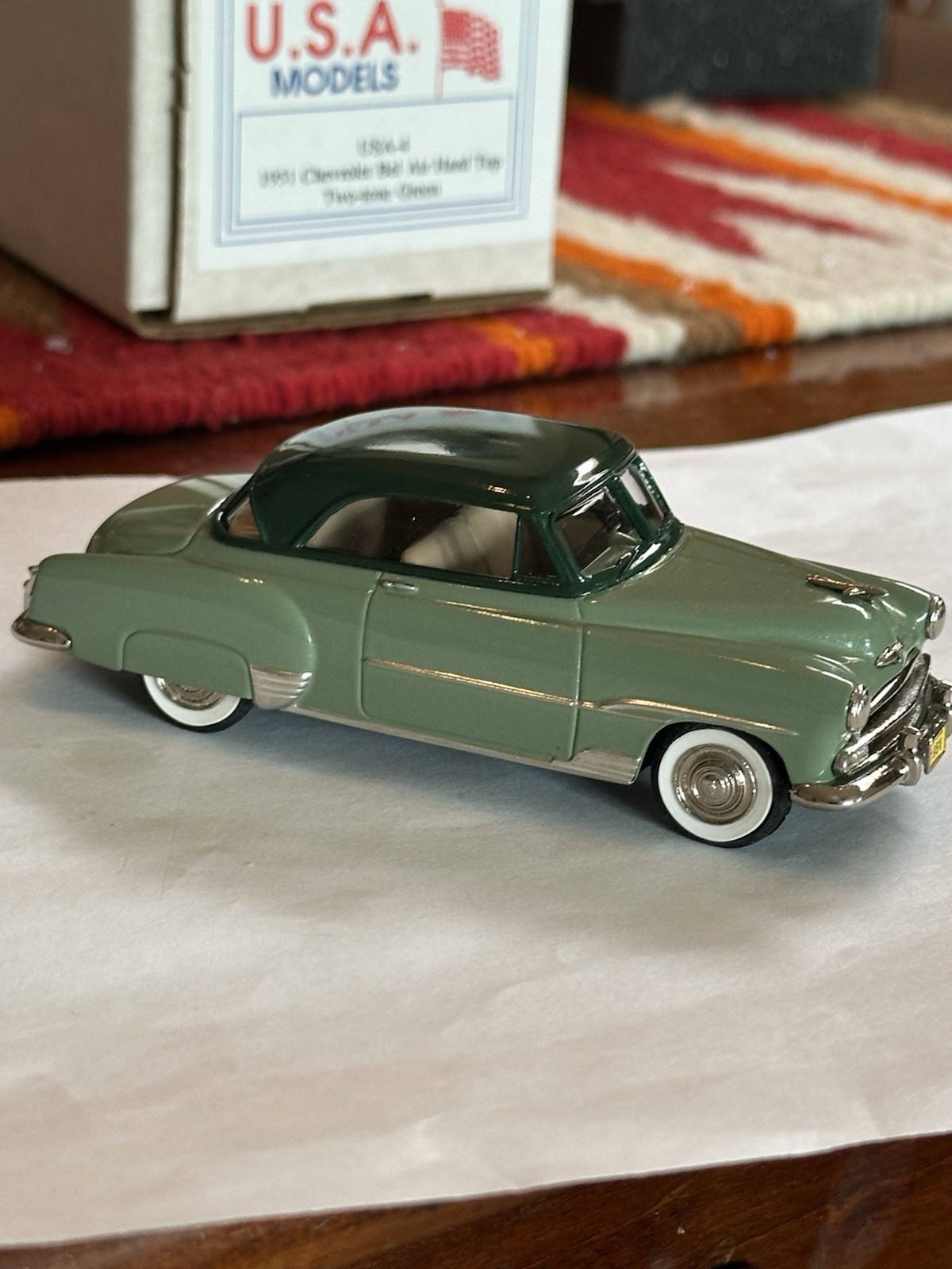 “U.S.A.Models”byMotor City USA(1/43)1951 Chevrolet BelAir 2-Door Hardtop(USA-4)