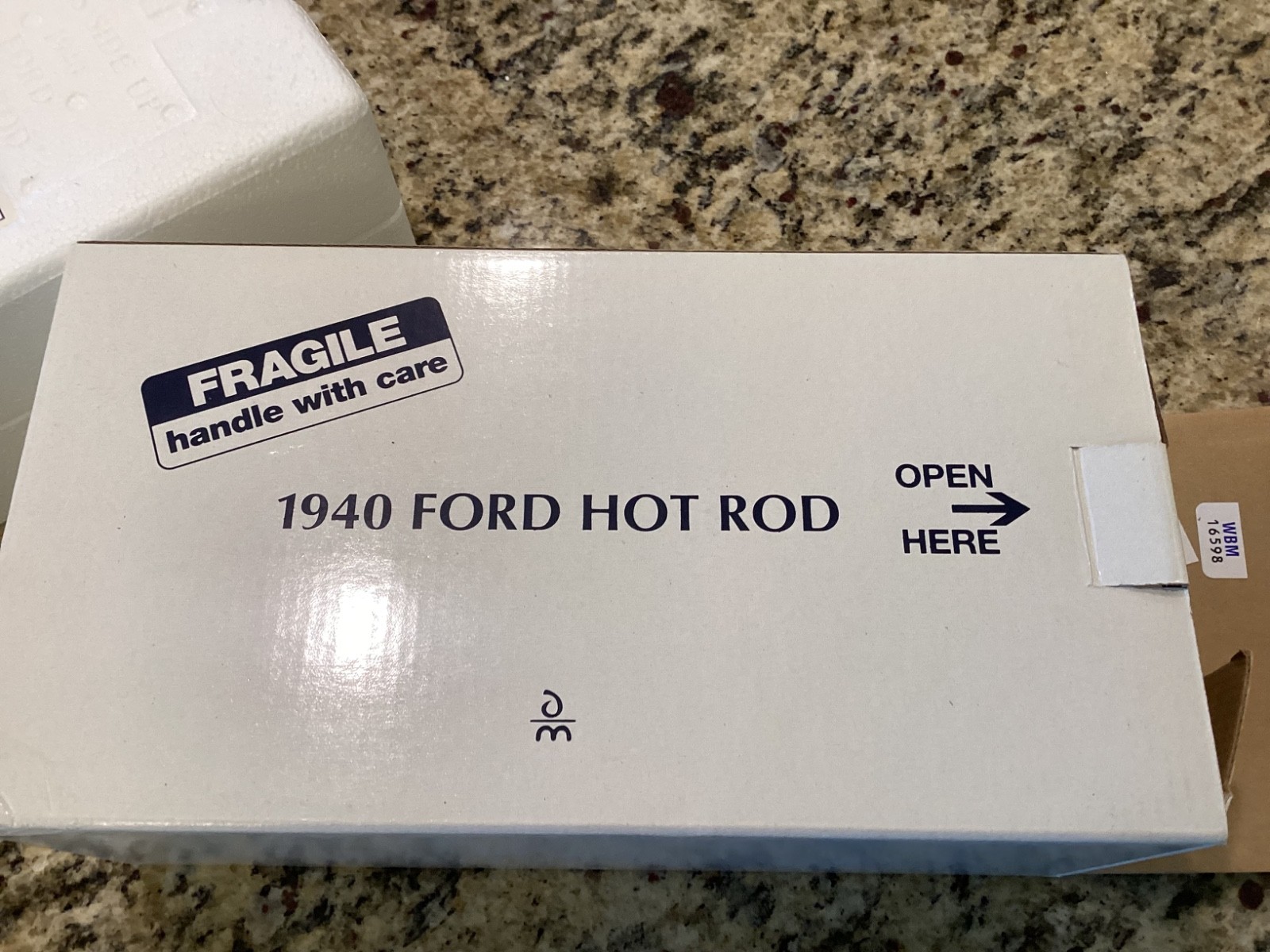 1/24 Danbury Mint 1940 Ford Hot Rod Blue and Yellow