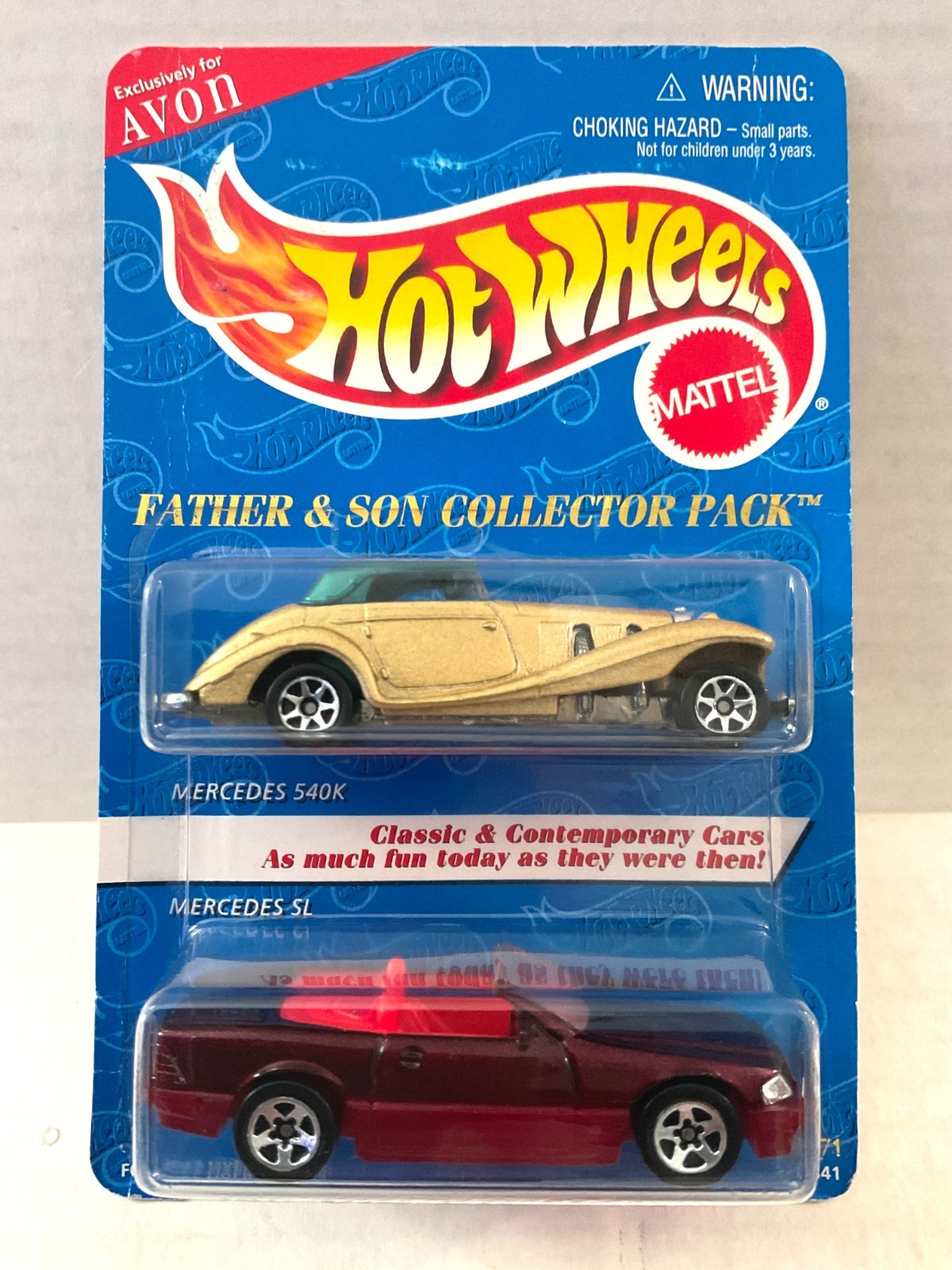 Hot Wheels AVON Exclusive Father & Son 2-Pack! 1995 – MERCEDES 540K & SL