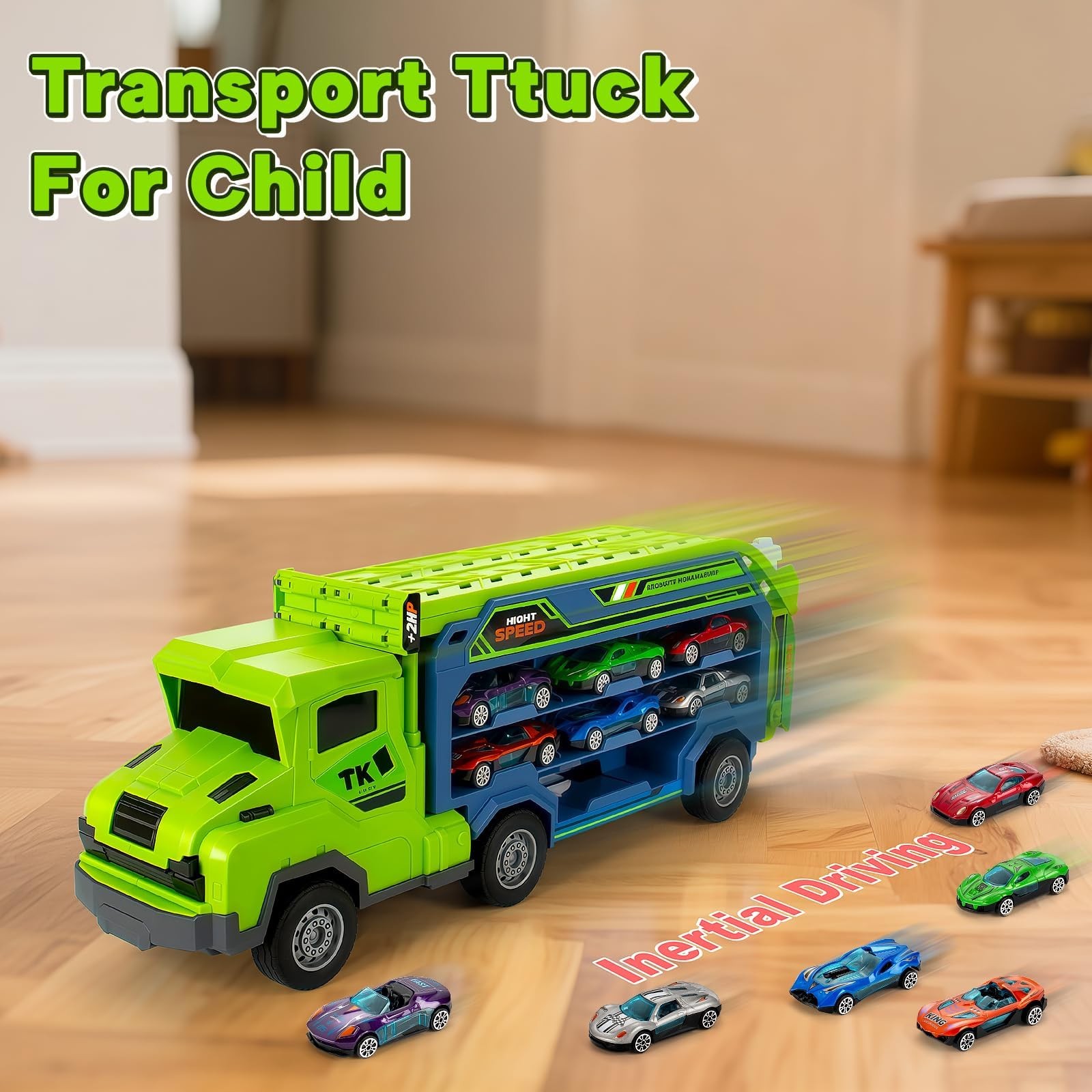Kids Toys for 3 4 5 6 7 8 Years Old Boys, Carrier Truck Transport Car Toys, F…