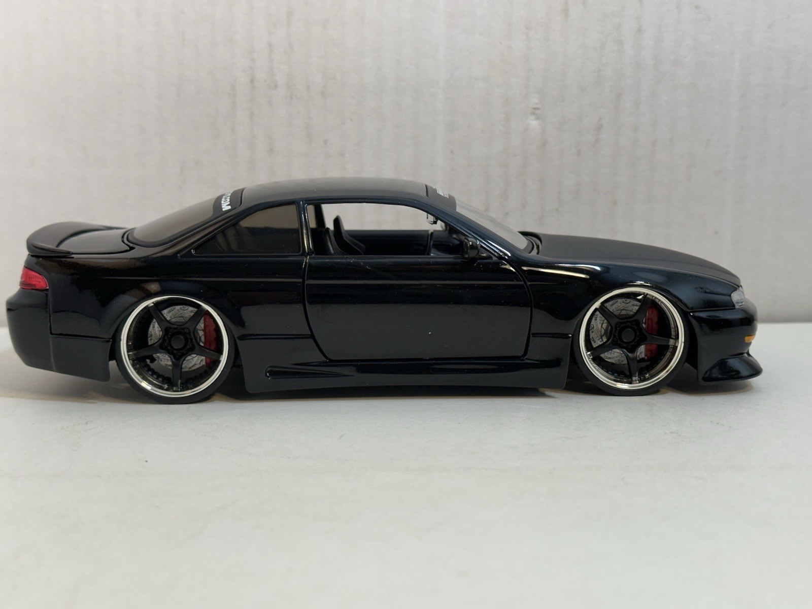 JADA OPTION D 1998 NISSAN 240SX (S-14) BLACK 1:24 DIECAST MODEL CAR NEW NO BOX
