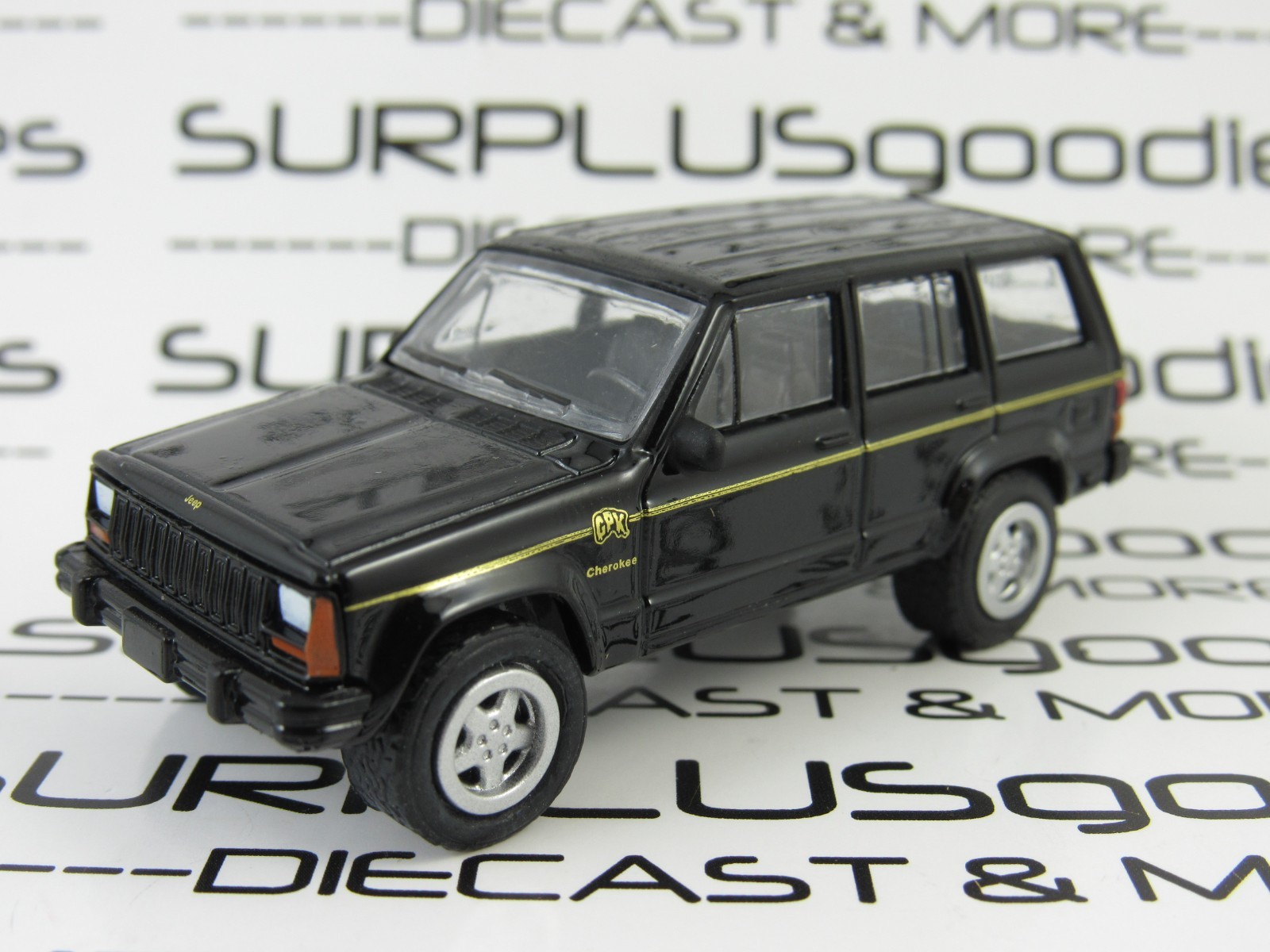 2022 Greenlight 1:64 Scale LOOSE Collectible Black 1993 JEEP CHEROKEE 4X4