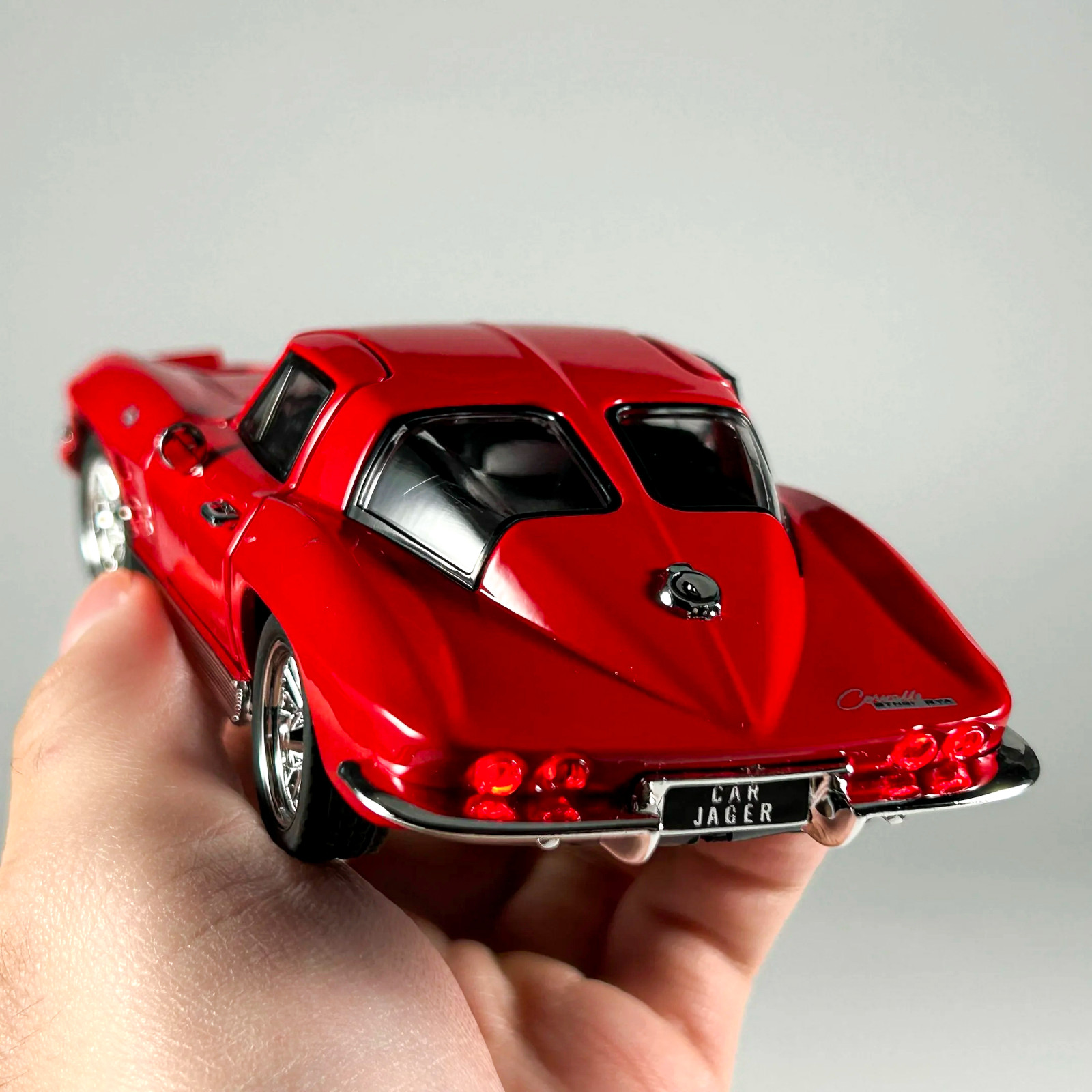1:32 1963 Chevrolet Corvette Sting Ray C2 Coupe Model Car Collectible Toy Gift