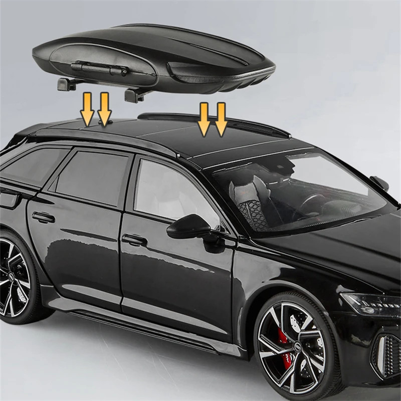 1:18Audi RS6 Avant Station Wagon Alloy Car Model Diecasts Metal Sports Car Vehi