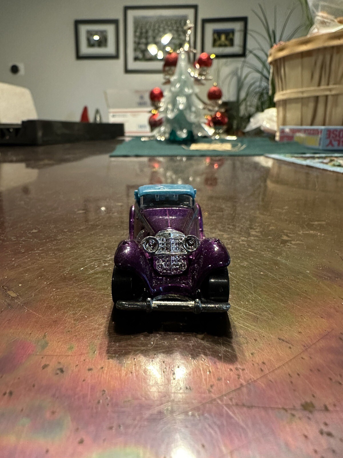 Vintage 1998 Hot Wheels Mainline #788 Mercedes 540K Metalflake Purple