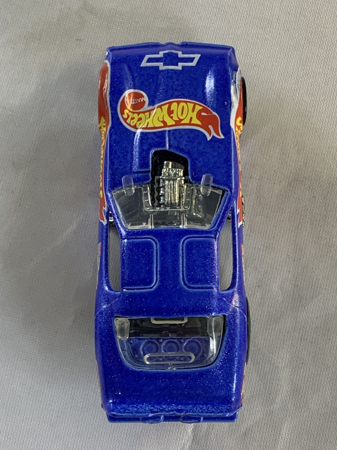 Hot Wheels Side Splitter Funny Car 1995 Race Team Light Blue BWs