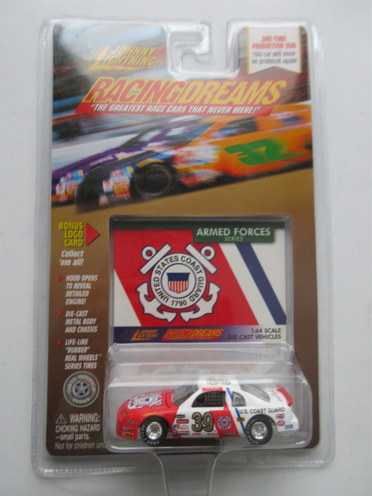 Johnny Lightning Racing Dreams Armed Forces United States Coast Guard NEW car