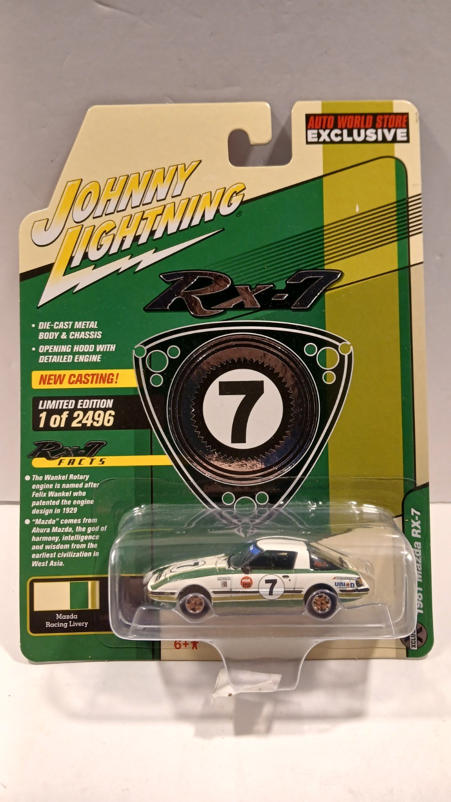 Johnny Lightning 1981 MAZDA RX-7 Auto World Store Exclusive 1:64 Diecast