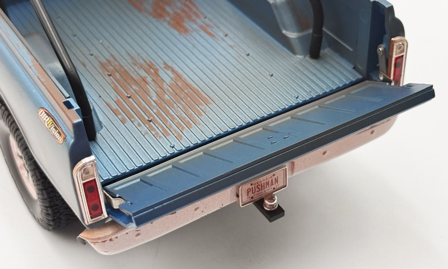1967 CHEVY K-10 PUSH TRUCK WORLD OF OUTLAWS RACING RUSTED 1:18 ACME A1807223