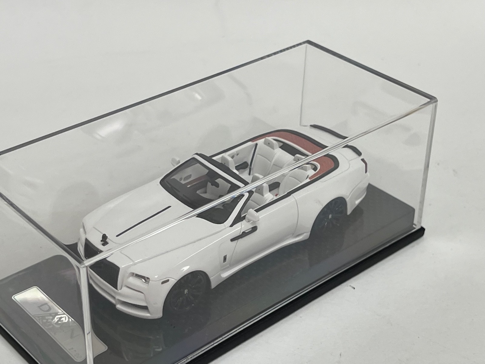 1/43 AB Models Rolls Royce Dawn Convertible Novitec White / White Lmd 20 pcs 4D