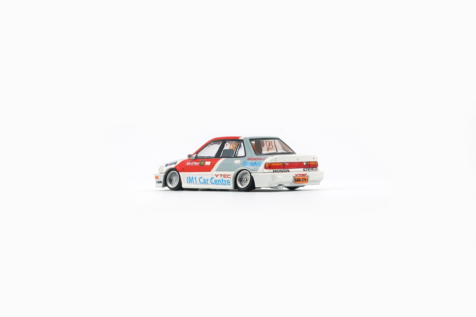 BM Creations 1991 Honda Civic EF2 – RHD – Mobil 1:64 Scale Diecast Car 64B0452