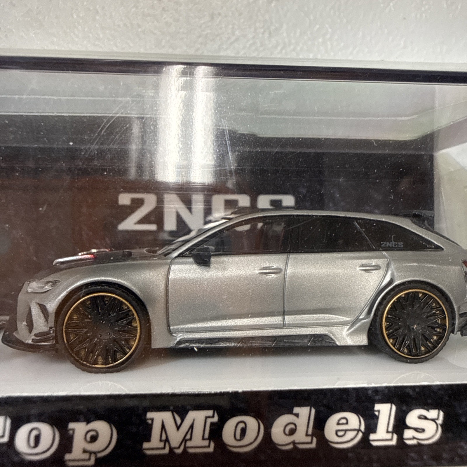 Top 1:64 Audi RS6 2NCS Wagon Racing Sports Diecast Model Metal Car