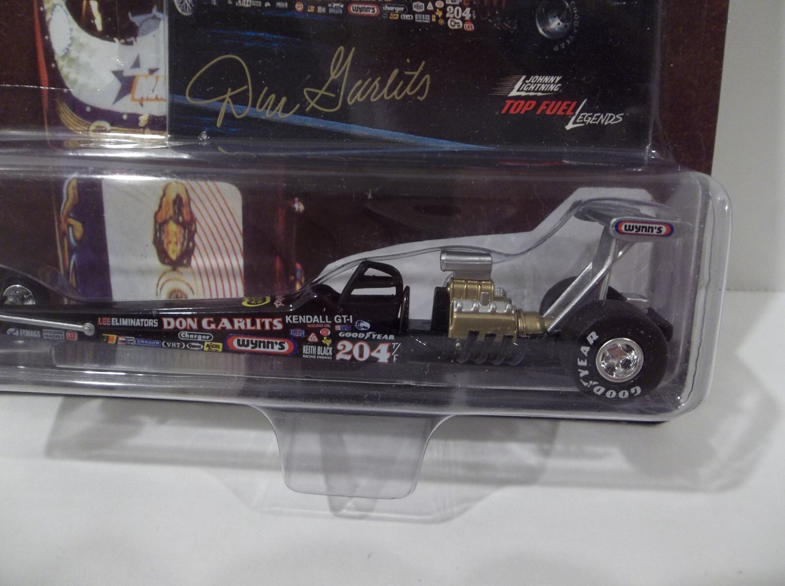 Johnny Lightning Top Fuel Legends Swamp Rat Big Daddy Don Garlits 1974 MIP NEW