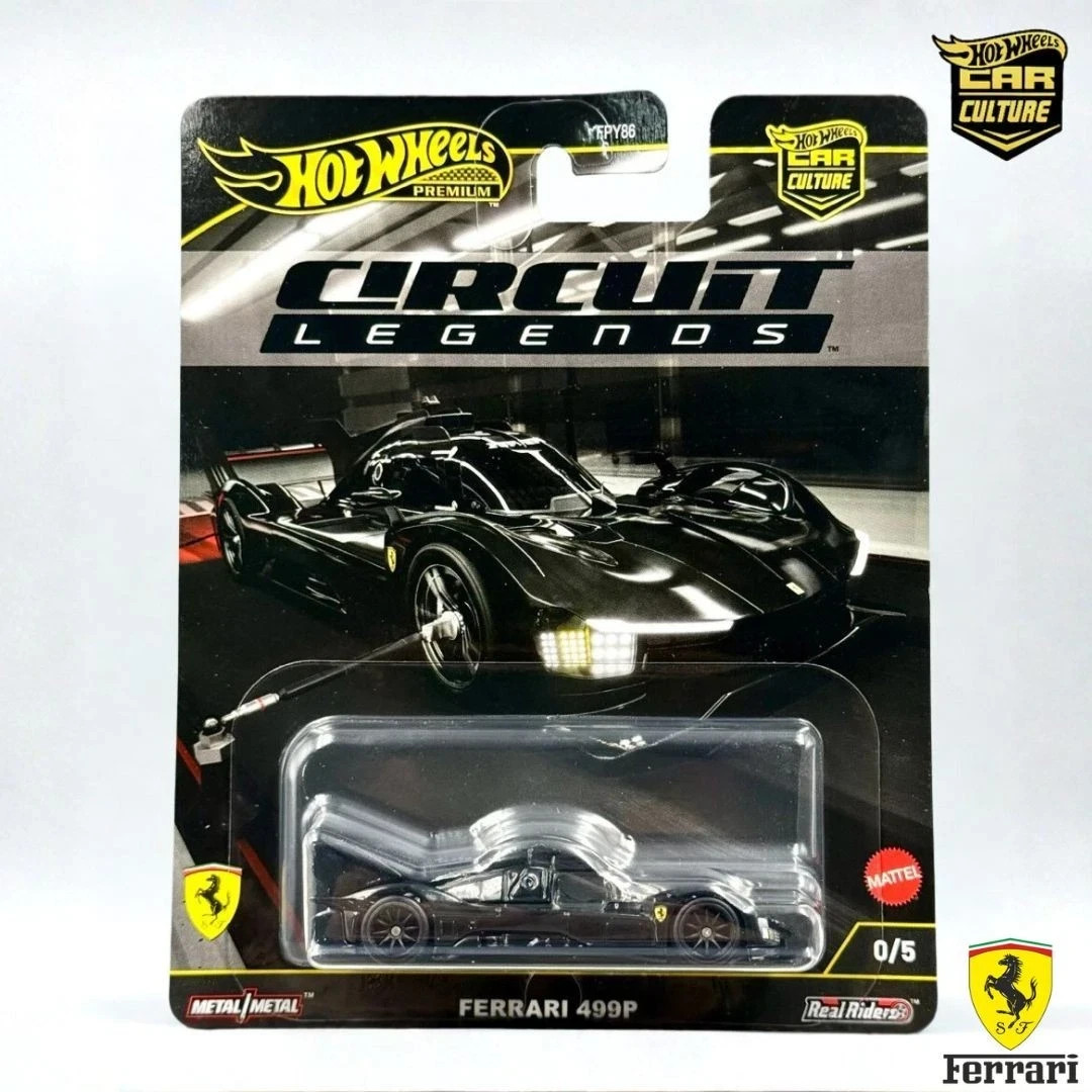 Hot Wheels Ferrari 499P Circuit Legends CHASE Premium Rare Custom + Protector