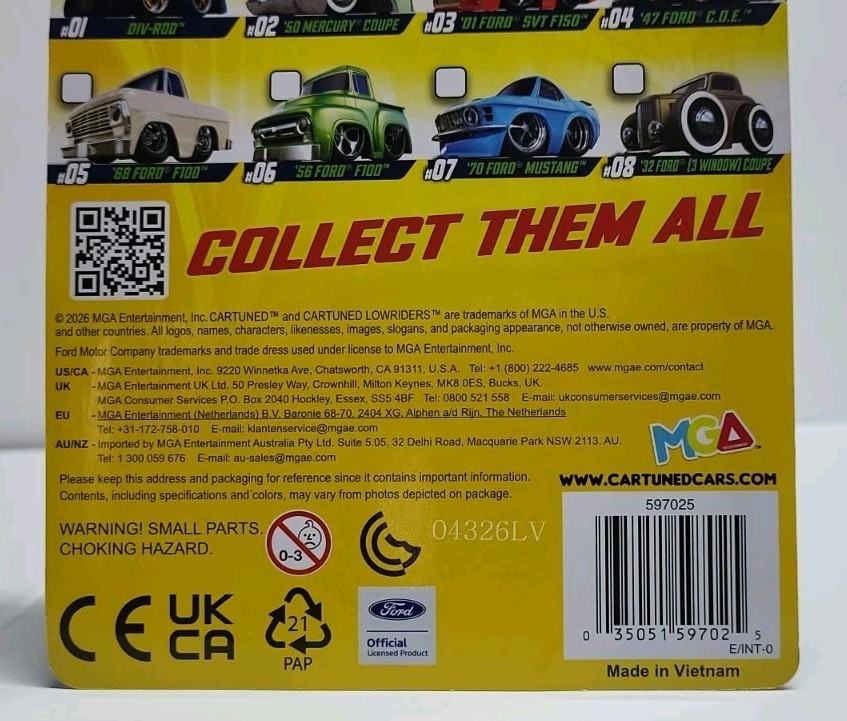 Car Tuned Entertainment DIV-ROD Series 10 Hot Rod 01 Diecast Metal BLUE Toy Car