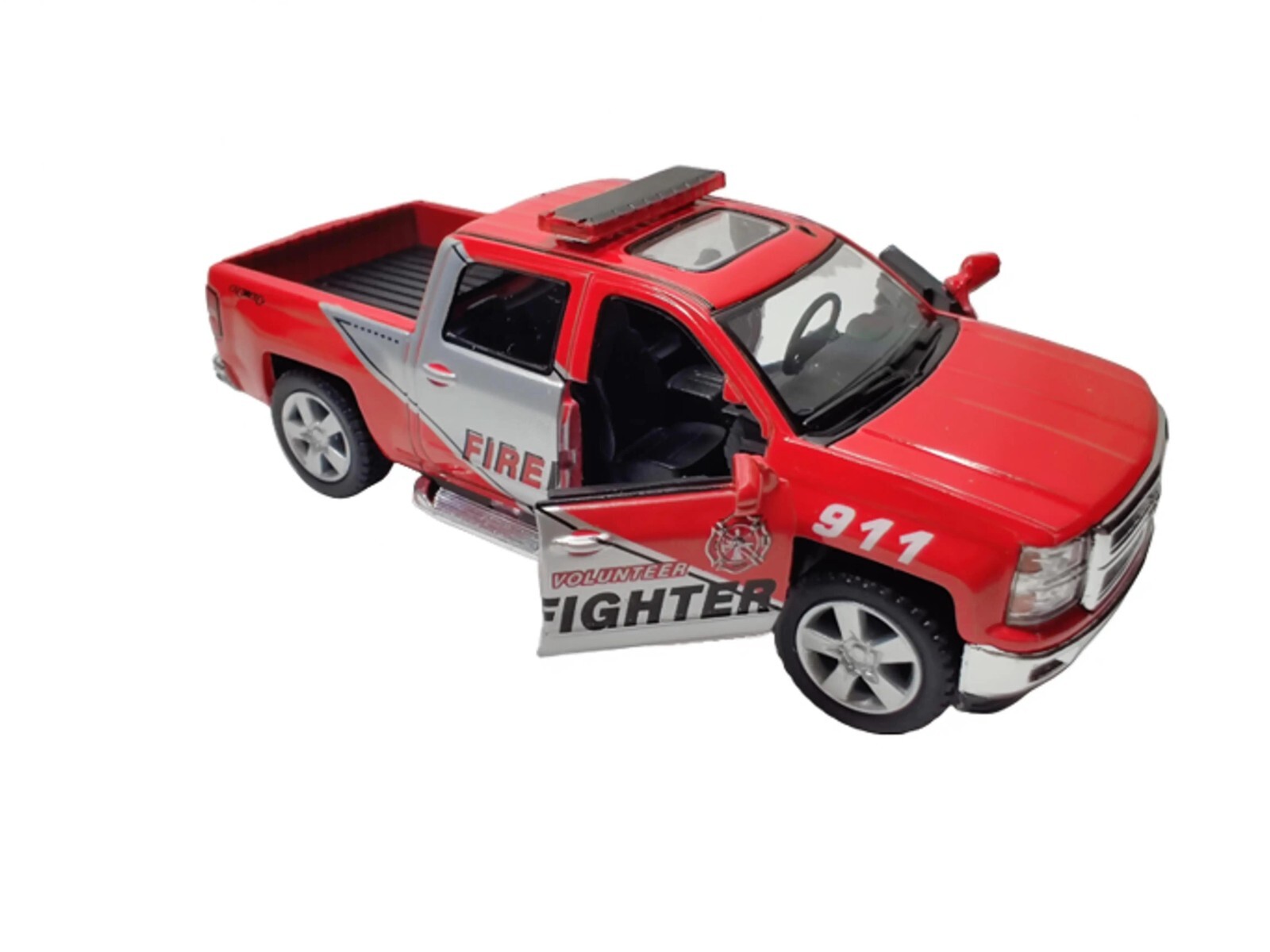 KINSMART 1:46 scale 2014 CHEVROLET SILVERRADO fire fighter diecast model toy car