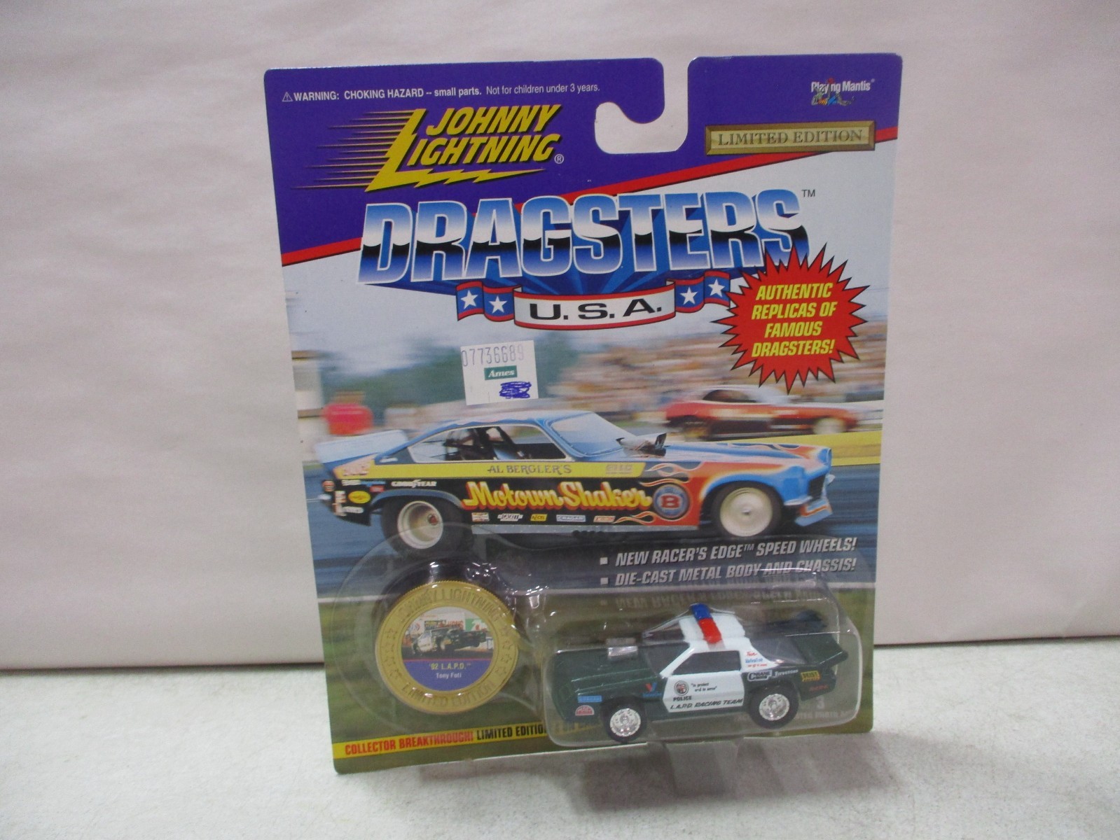 Johnny Lightning Dragsters USA 1992 LAPD Series 3