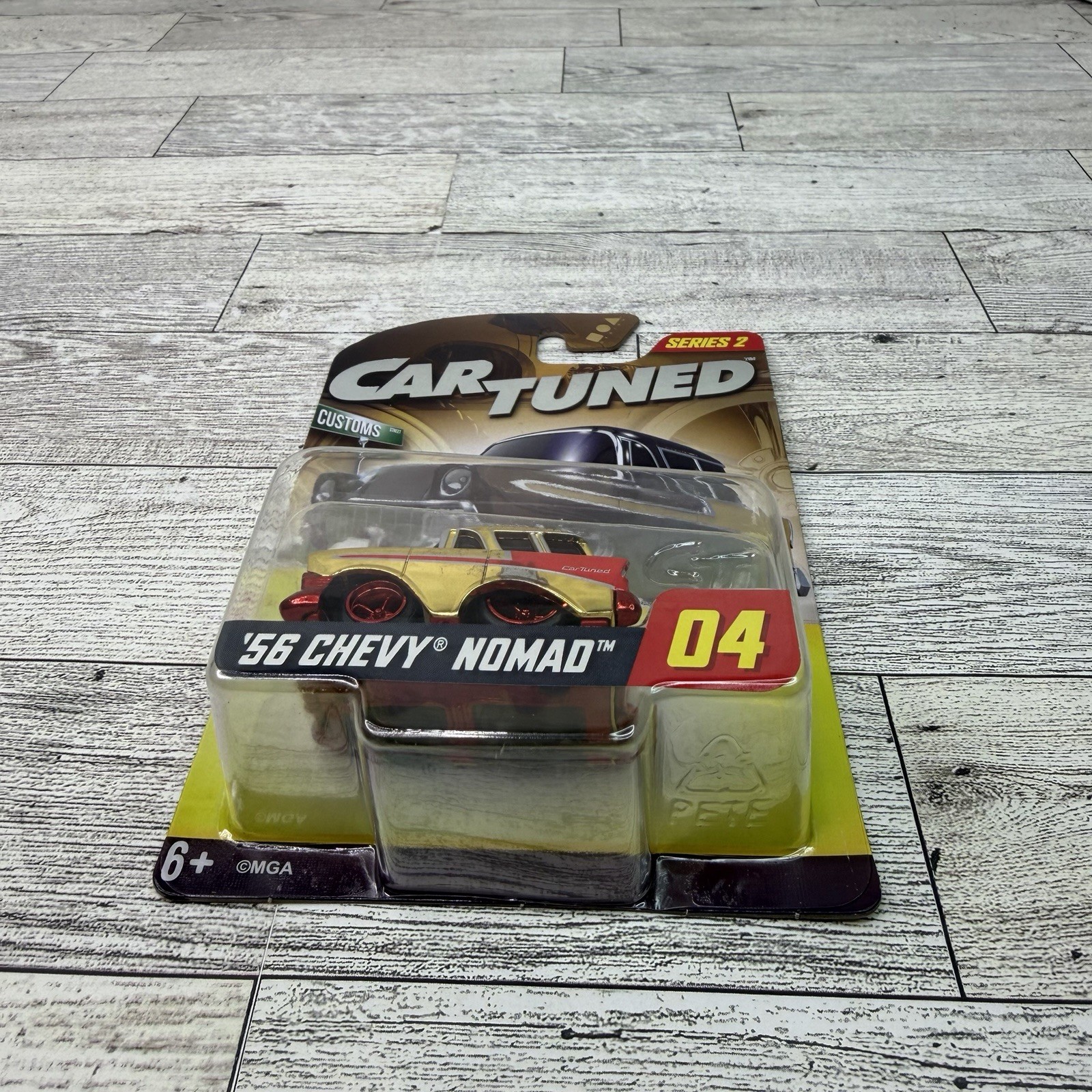 Car Tuned Series 2 ‘56 Nomad Double Dripped Red Bottom Chase Paint Error READ**