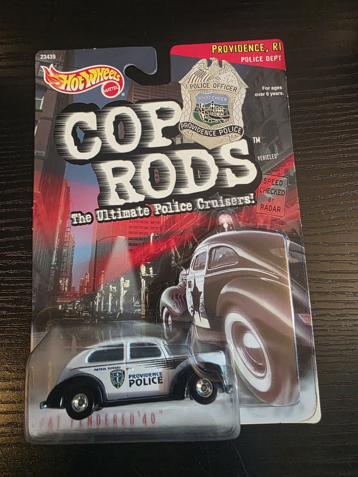 Hot Wheels Cop Rods 1:64 Diecast Police Car Lot Of 8 Bonus Fire Dept. Rod NEW